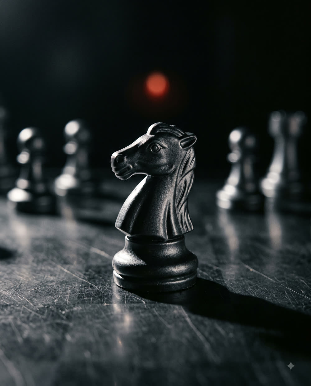 Concept study: chess knight, strategic planning